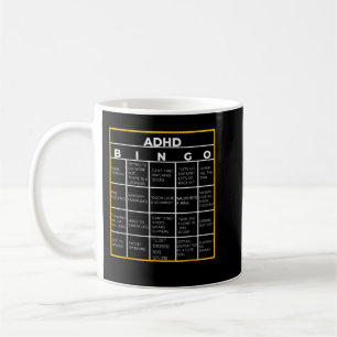 世界精神衛生認識度デーADHDビンゴおもしろい コーヒーマグカップ