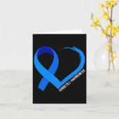 世界糖尿病デイタイプ1タイプ2型糖尿病アワレ カード (黄色い花)