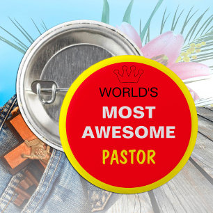 世界素晴らしの最最高の近- PASTOR 缶バッジ