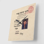 世界素晴らし姉妹 スクエア壁時計 (傾斜)