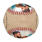 世界素朴の犬最高ののパパ2写真 野球ボール (裏面)