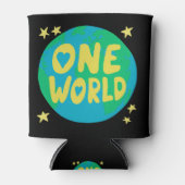 世界統一世界平和地球 缶クーラー (正面)