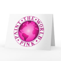 世界絵を描ピンク地球ダイバーシティお祝い