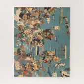 世界絵図 ジグソーパズル (縦)