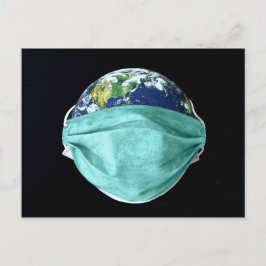 世界緊急コロナウイルス ポストカード