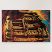 世界美術疑問に思大成人ペトラポップ・アートの・ジョーダン ジグソーパズル (横)