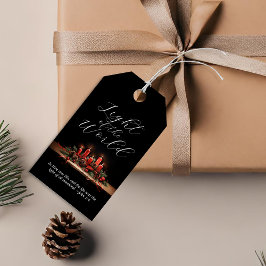 世界聖書エレガント聖句クリスマスの光 ギフトタグ