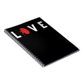 世界腎臓デー認識度健康気に愛愛 ノートブック (右側)