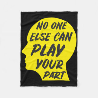 世界自殺防止認識度デイイエロー1 フリースブランケット