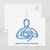 世界自由民団協会 ポストカード (正面/裏面)