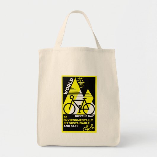 世界自転車デー トートバッグ (正面)