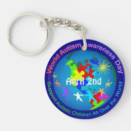 世界自閉症啓発デー キーホルダー