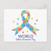 世界自閉症啓発デー ポストカード (正面)