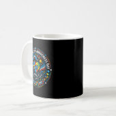 世界自閉症啓発デー 4月2日 リボングッズ コーヒーマグカップ (正面左)