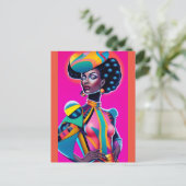 世界舞台の落ち着いたケン・ゲージ・アート ポストカード (スタンド正面)