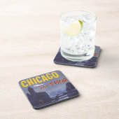 世界航空便の旅行ポスター コースター (右側)