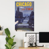 世界航空便の旅行ポスター ポスター (ホームオフィス)