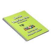 世界観光デー。パスポート中毒者の旅 ノートブック (右側)