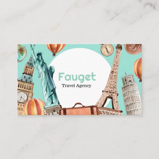 世界観光デー 名刺 (正面)