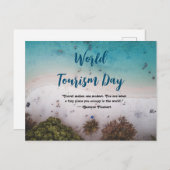 世界観光日葉書ハッピーツーリズム日 ポストカード (正面/裏面)