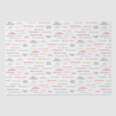 世界言語でのメリー違うクリスマス 薄葉紙 (正面)