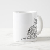 世界言語キャットジャンボマグ ジャンボコーヒーマグカップ (正面右)