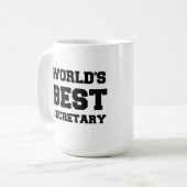 世界記最高の事 コーヒーマグカップ (正面左)