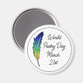 世界詩祭 |3月21日 マグネット (正面/裏面)