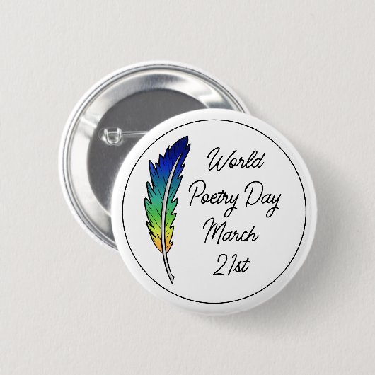 世界詩祭 |3月21日 缶バッジ (正面&裏面)