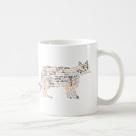 世界語録三毛猫マグカップ コーヒーマグカップ