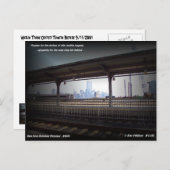 世界貿易センタータワーズ9/11/2001前 ポストカード (正面/裏面)