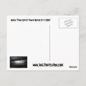 世界貿易センタータワーズ9/11/2001前 ポストカード (裏面)