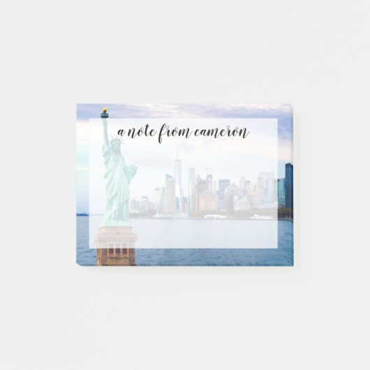 世界貿易センター自由の女神 ポストイット (正面)