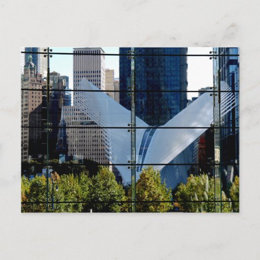 世界貿易センター輸送ハブNY ポストカード (正面)