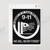 世界貿易センター9/11 ポストカード (正面/裏面)