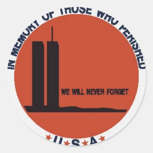 世界貿易センター9/11 ラウンドシール (正面)