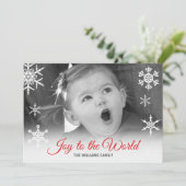 世界赤タイポグラフィの写真 シーズンカード (スタンド正面)