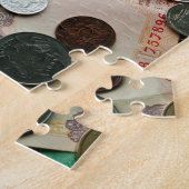 世界通貨 ジグソーパズル (側面)