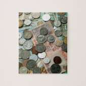 世界通貨 ジグソーパズル (縦)