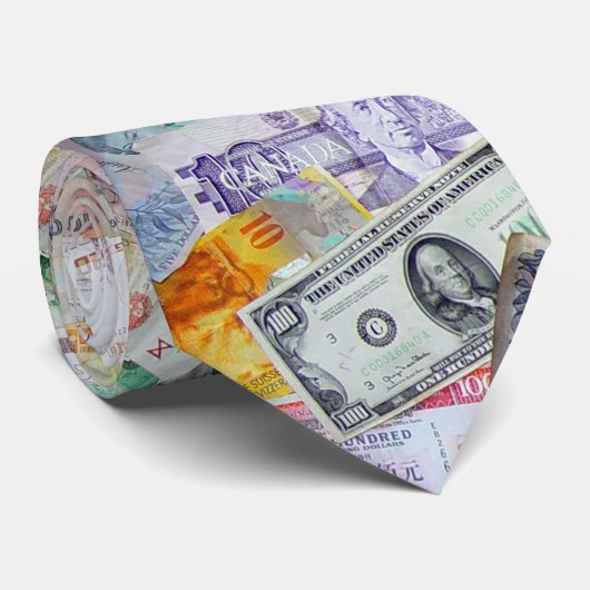 世界通貨 ネクタイ (ロール)