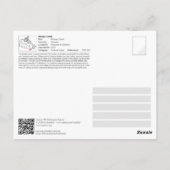 世界遺産 - リドー運河 ポストカード (裏面)