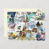 世界郵便はがき日 – その他の切手はがき ポストカード (正面/裏面)