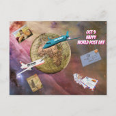 世界郵便はがき(10月9日) ポストカード (正面)