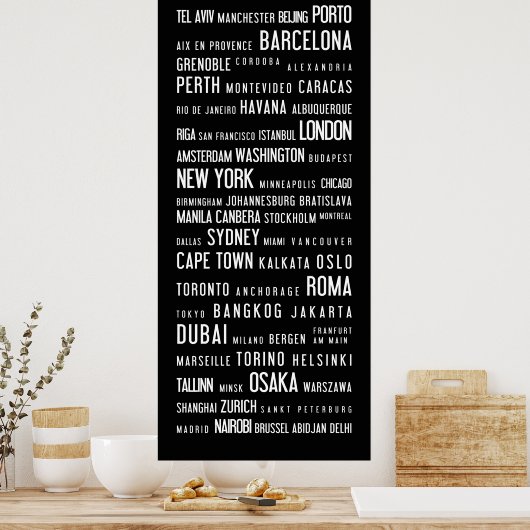 世界都市 ポスター (キッチン)