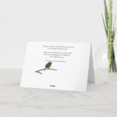 世界野生生物コレクションの鳥類 カード (裏面)