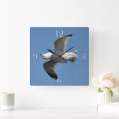 世界野生生物コレクションの鳥類 スクエア壁時計 (ホーム)