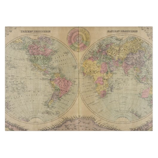 世界10 カッティングボード (正面)