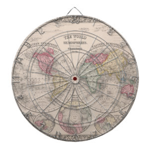 世界1860年 – 東西半球 ダーツボード