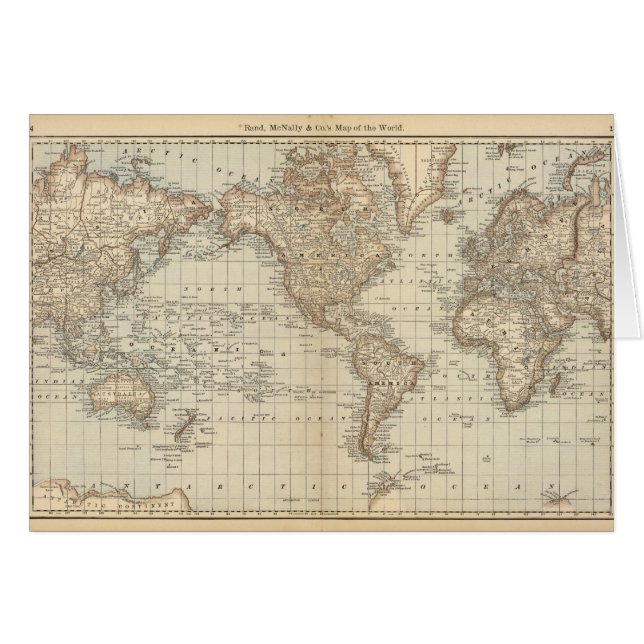 世界2の地図 (正面横)