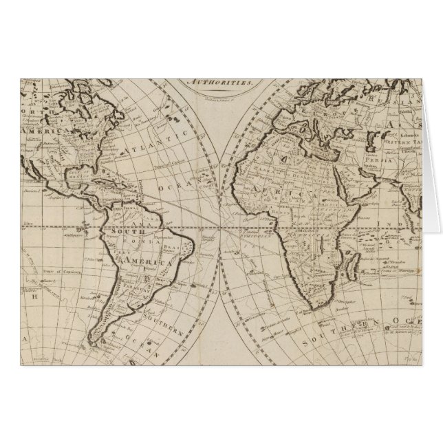 世界2の地図 (正面横)
